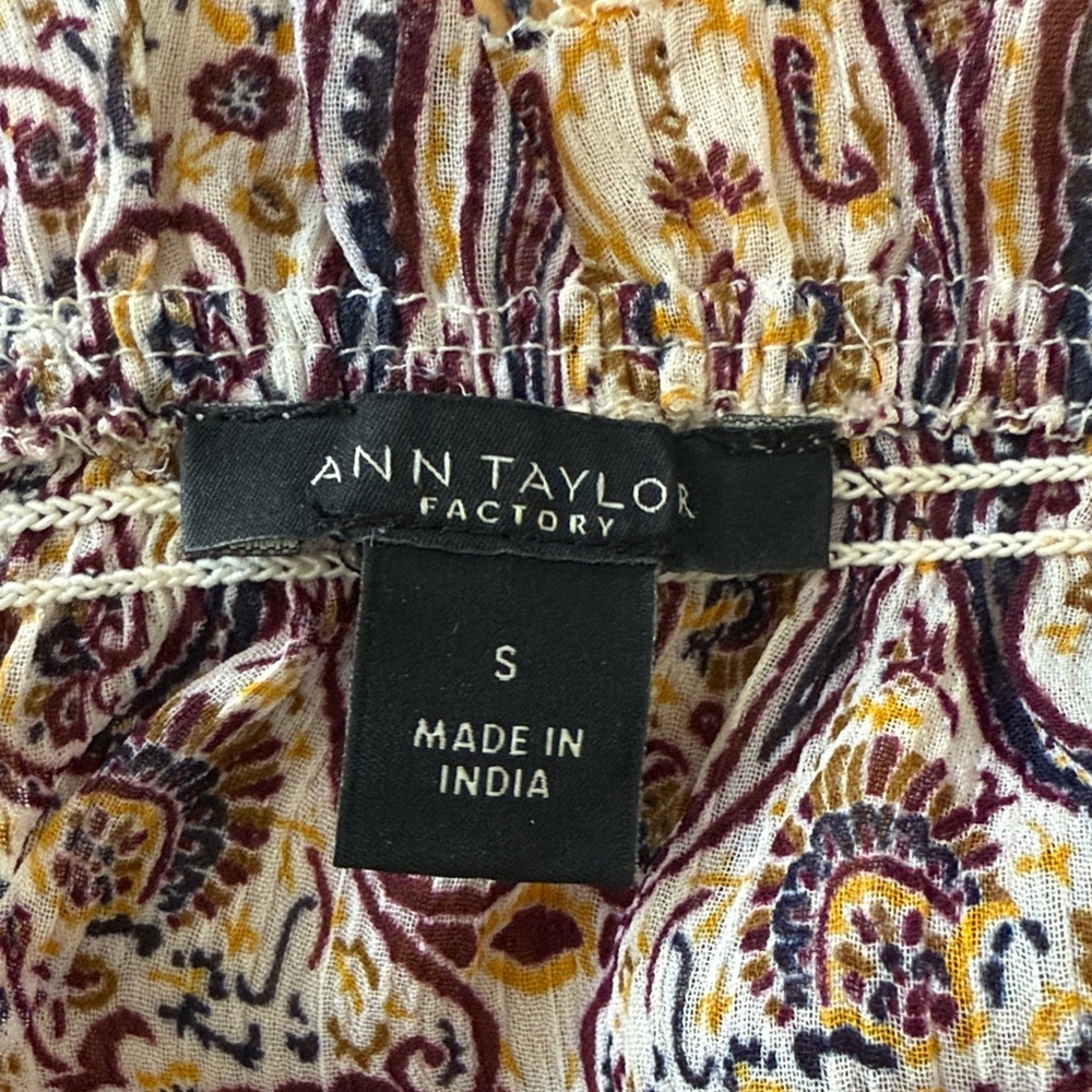 Elegant Banana Republic Paisley Print Dress size S - Picture 2 of 8